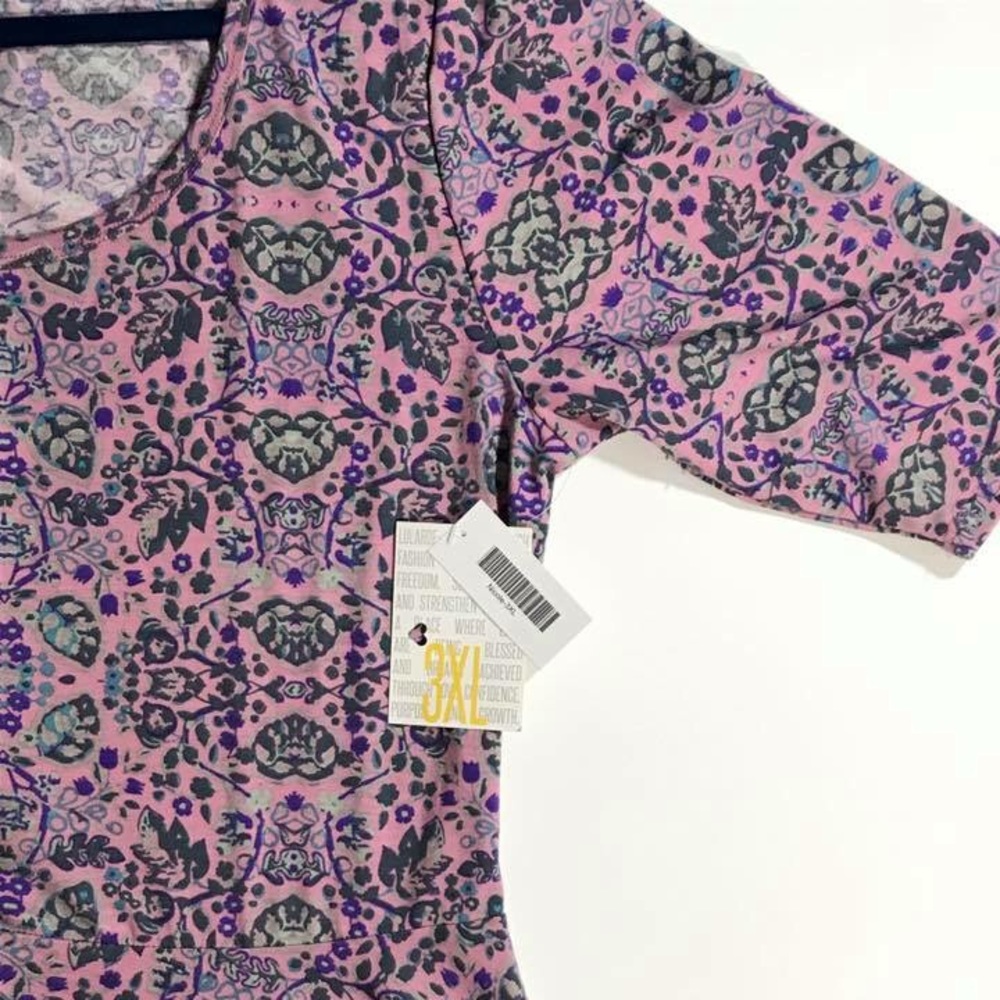 Nwt 3xl Lularoe Nicole dress purple